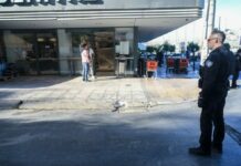 希腊比雷埃夫斯超市外突发枪击致一死一伤